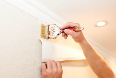 Pose de papier peint à Laugnac — revêtements muraux et toiles de verre